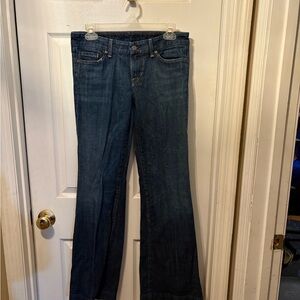 Citizens Of Humanity Dark Blue Flare Jeans